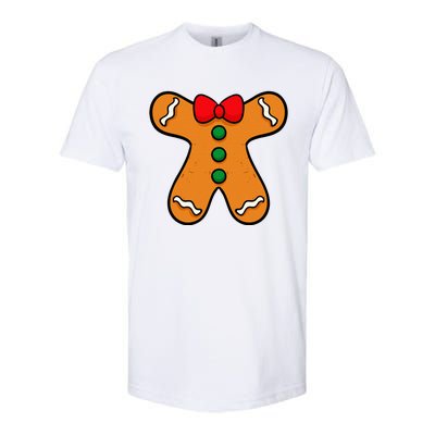 Gingerbread Man Body Costume For Halloween Or Christmas Softstyle® CVC T-Shirt