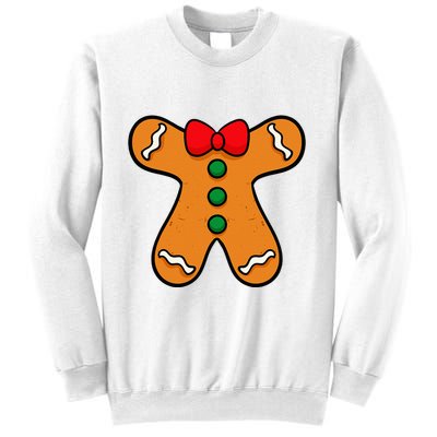 Gingerbread Man Body Costume For Halloween Or Christmas Sweatshirt