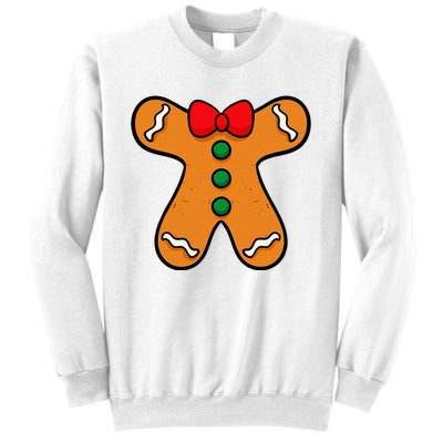 Gingerbread Man Body Costume For Halloween Or Christmas Sweatshirt