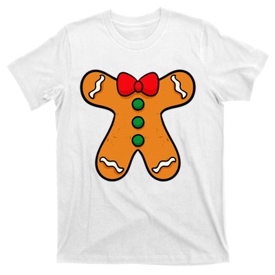 Gingerbread Man Body Costume For Halloween Or Christmas T-Shirt