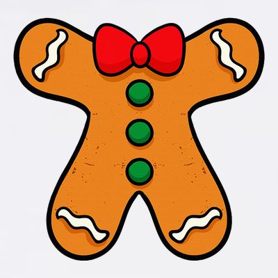 Gingerbread Man Body Costume For Halloween Or Christmas T-Shirt