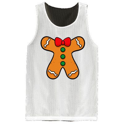 Gingerbread Man Body Costume For Halloween Or Christmas Mesh Reversible Basketball Jersey Tank