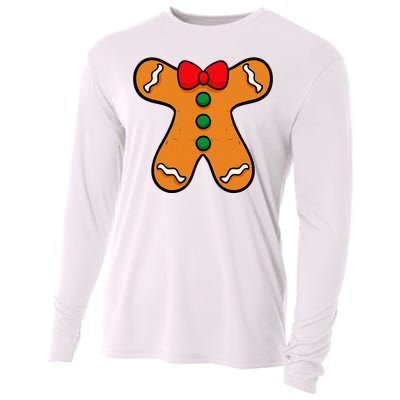 Gingerbread Man Body Costume For Halloween Or Christmas Cooling Performance Long Sleeve Crew