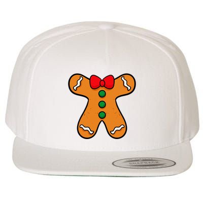 Gingerbread Man Body Costume For Halloween Or Christmas Wool Snapback Cap