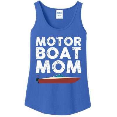 Great Motor Boat Mom Outfit Motorboat Gift Ladies Essential Tank