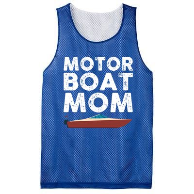 Great Motor Boat Mom Outfit Motorboat Gift Mesh Reversible Basketball Jersey Tank