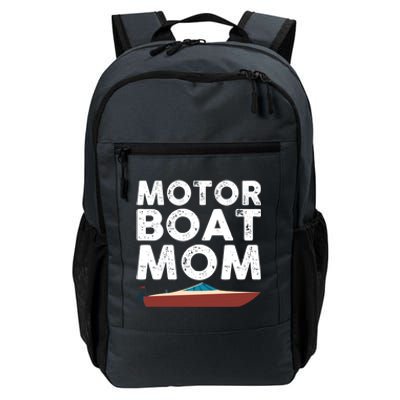 Great Motor Boat Mom Outfit Motorboat Gift Daily Commute Backpack