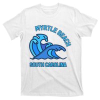 Graphic Myrtle Beach South Carolina Pocket Wave Souvenir T-Shirt