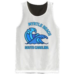 Graphic Myrtle Beach South Carolina Pocket Wave Souvenir Mesh Reversible Basketball Jersey Tank