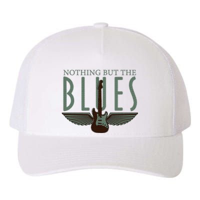 Guitarist Musician Blues Guitar Vintage Blues Music Lover Yupoong Adult 5-Panel Trucker Hat