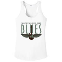 Guitarist Musician Blues Guitar Vintage Blues Music Lover Ladies PosiCharge Competitor Racerback Tank