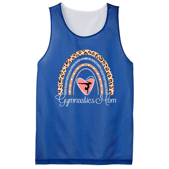 Gymnastics Mom Boho Rainbow Funny Gymnast Cute Gift Mesh Reversible Basketball Jersey Tank