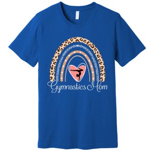 Gymnastics Mom Boho Rainbow Funny Gymnast Cute Gift Premium T-Shirt