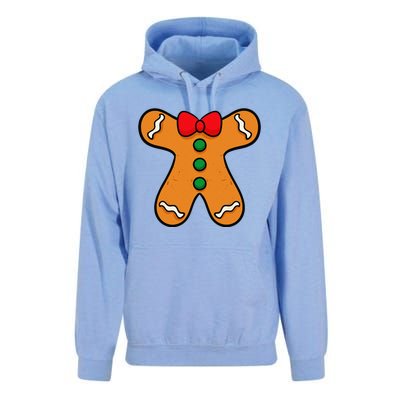 Gingerbread Man Body Costume For Halloween Or Christmas Unisex Surf Hoodie