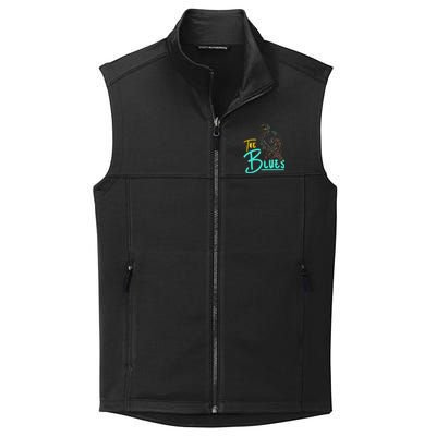 Guitarist Musician Blues Guitar Vintage Blues Music Lover Collective Smooth Fleece Vest