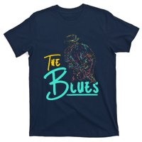 Guitarist Musician Blues Guitar Vintage Blues Music Lover T-Shirt