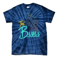 Guitarist Musician Blues Guitar Vintage Blues Music Lover Tie-Dye T-Shirt