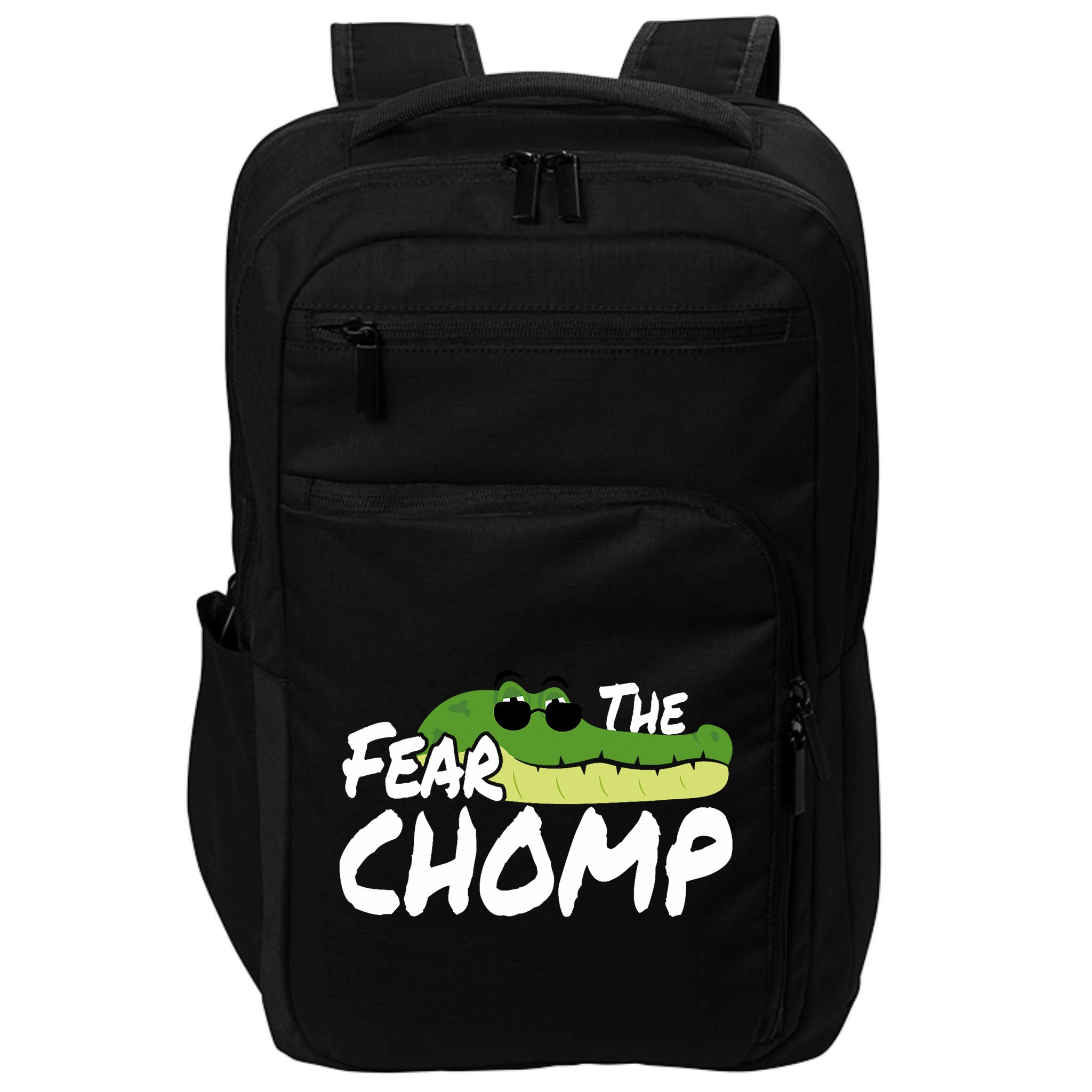 Gator Mascot Back To School Fear The Chomp Florida Game Impact Tech Backpack
