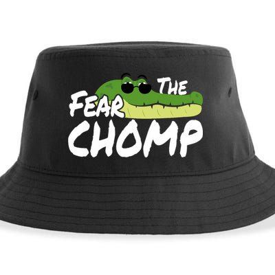 Gator Mascot Back To School Fear The Chomp Florida Game Sustainable Bucket Hat