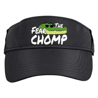 Gator Mascot Back To School Fear The Chomp Florida Game Adult Drive Performance Visor