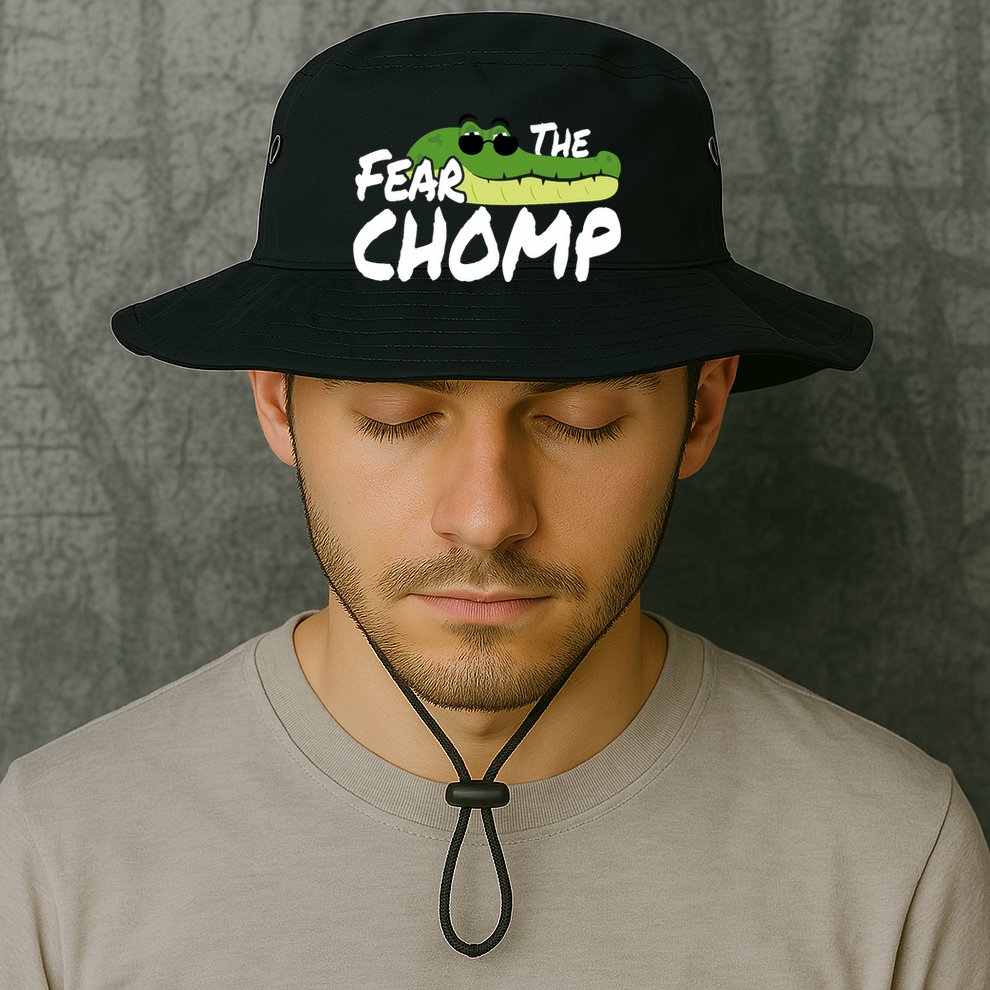 Gator Mascot Back To School Fear The Chomp Florida Game Bucket Hat