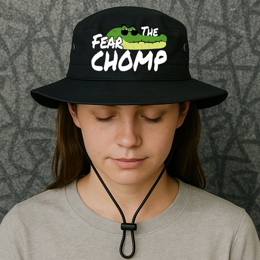 Gator Mascot Back To School Fear The Chomp Florida Game Bucket Hat