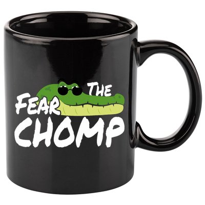 Gator Mascot Back To School Fear The Chomp Florida Game 11oz C Handle Ceramic Mug