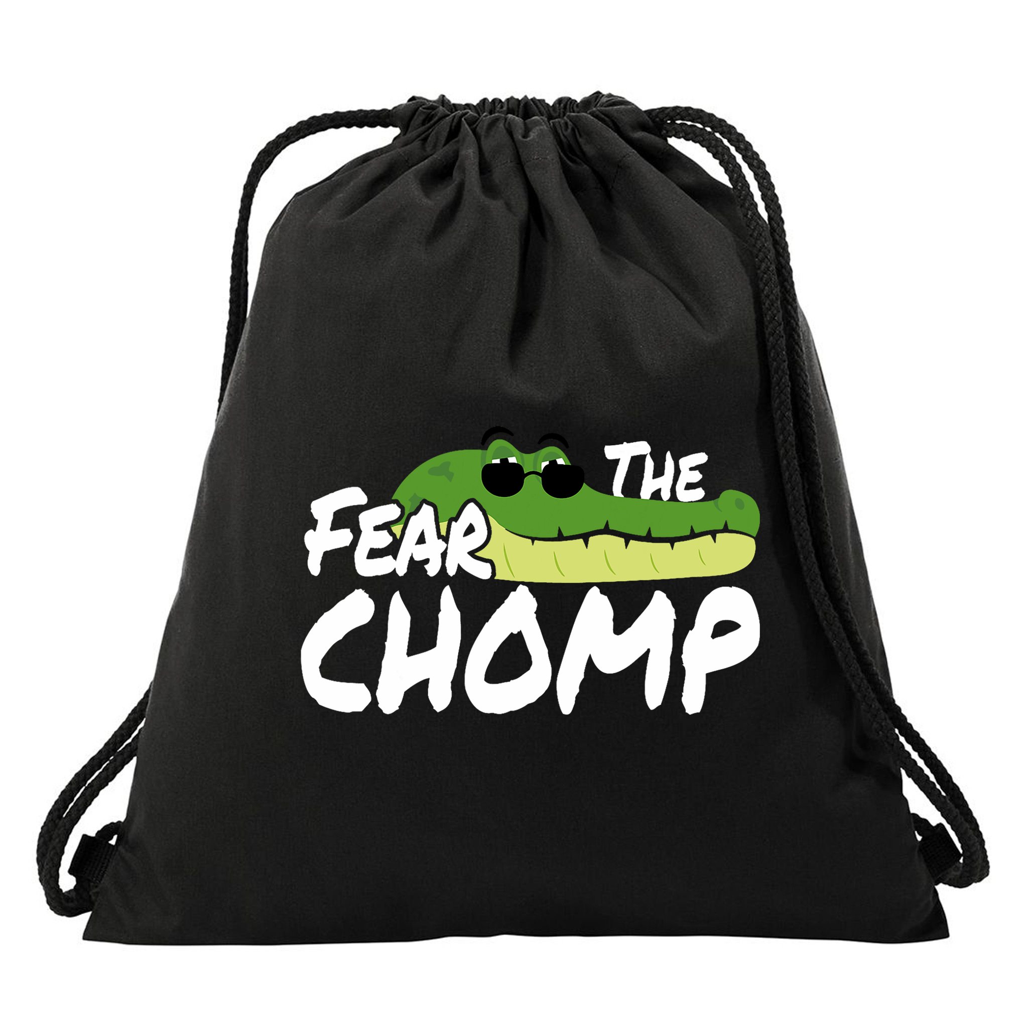 Gator Mascot Back To School Fear The Chomp Florida Game Drawstring Bag
