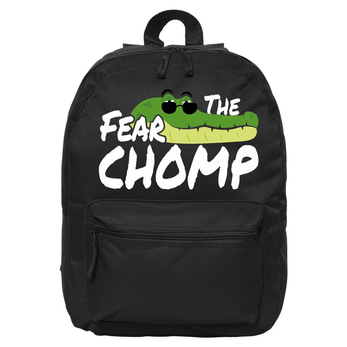 Gator Mascot Back To School Fear The Chomp Florida Game 16 in Basic Backpack