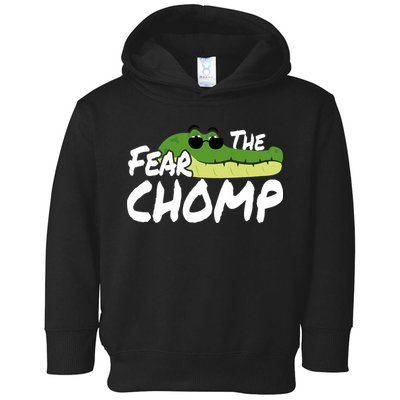 Gator Mascot Back To School Fear The Chomp Florida Game Toddler Hoodie