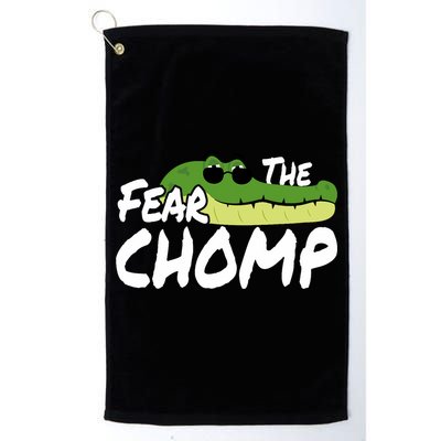 Gator Mascot Back To School Fear The Chomp Florida Game Golf Towel