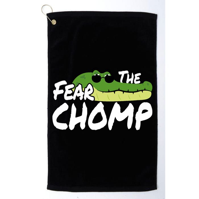 Gator Mascot Back To School Fear The Chomp Florida Game Golf Towel