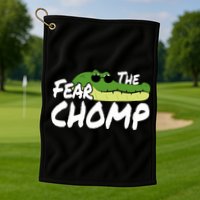Gator Mascot Back To School Fear The Chomp Florida Game Golf Towel