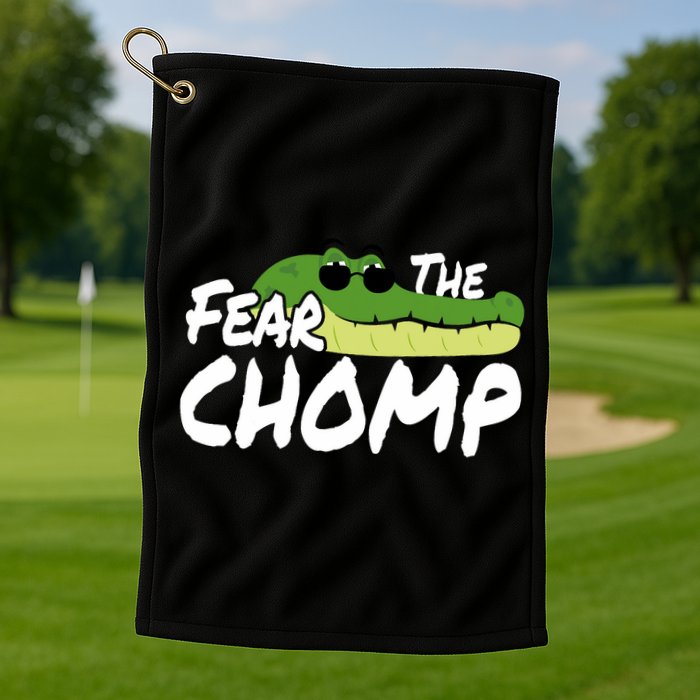 Gator Mascot Back To School Fear The Chomp Florida Game Golf Towel