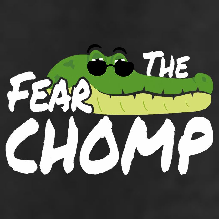 Gator Mascot Back To School Fear The Chomp Florida Game Golf Towel