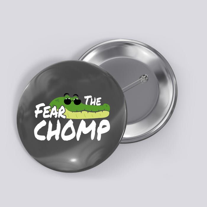 Gator Mascot Back To School Fear The Chomp Florida Game Button
