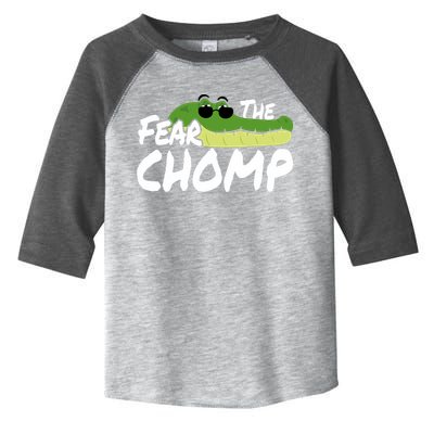 Gator Mascot Back To School Fear The Chomp Florida Game Toddler Fine Jersey T-Shirt