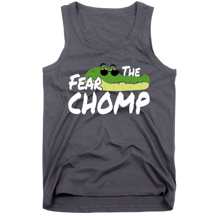 Gator Mascot Back To School Fear The Chomp Florida Game Tank Top