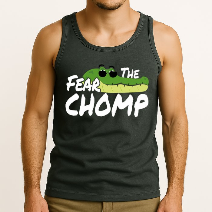 Gator Mascot Back To School Fear The Chomp Florida Game Tank Top