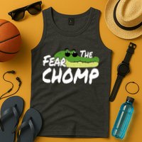 Gator Mascot Back To School Fear The Chomp Florida Game Tank Top