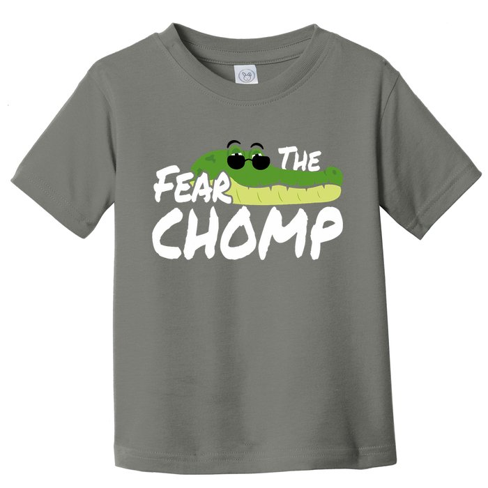 Gator Mascot Back To School Fear The Chomp Florida Game Toddler T-Shirt