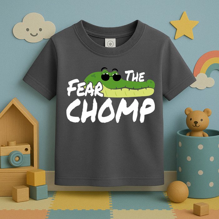 Gator Mascot Back To School Fear The Chomp Florida Game Toddler T-Shirt