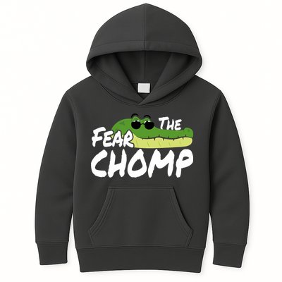 Gator Mascot Back To School Fear The Chomp Florida Game Kids Hoodie