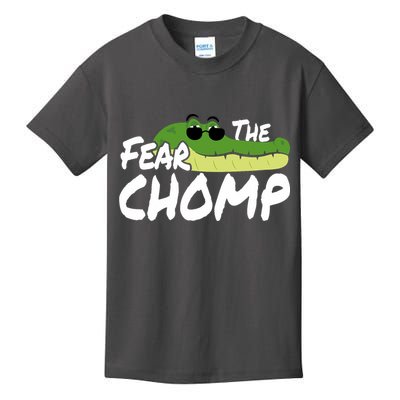 Gator Mascot Back To School Fear The Chomp Florida Game Kids T-Shirt