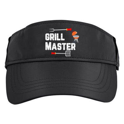 Grill Master Charcoal BBQ Cook Funny Foodie Chef Adult Drive Performance Visor