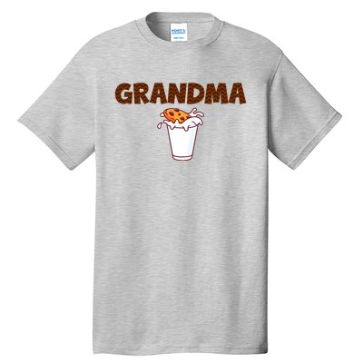 Grandma Milk Cookies Theme 1st Birthday Party Matching Tall T-Shirt