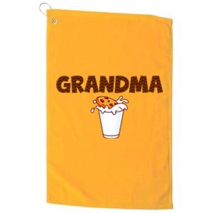 Grandma Milk Cookies Theme 1st Birthday Party Matching Platinum Collection Golf Towel