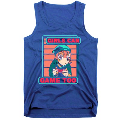 Gaming Motif Can Game Too Gamer Cool Gift Tank Top