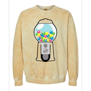 Gumball Machine Costume Halloween Kids Dress Up Colorblast Crewneck Sweatshirt