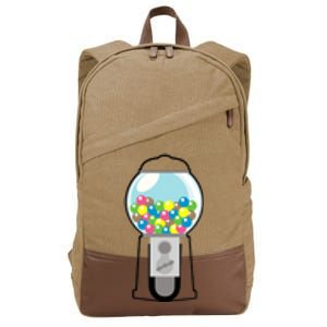 Gumball Machine Costume Halloween Kids Dress Up Cotton Canvas Backpack